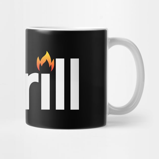 Thrill being thrilling typographic logo design by D1FF3R3NT